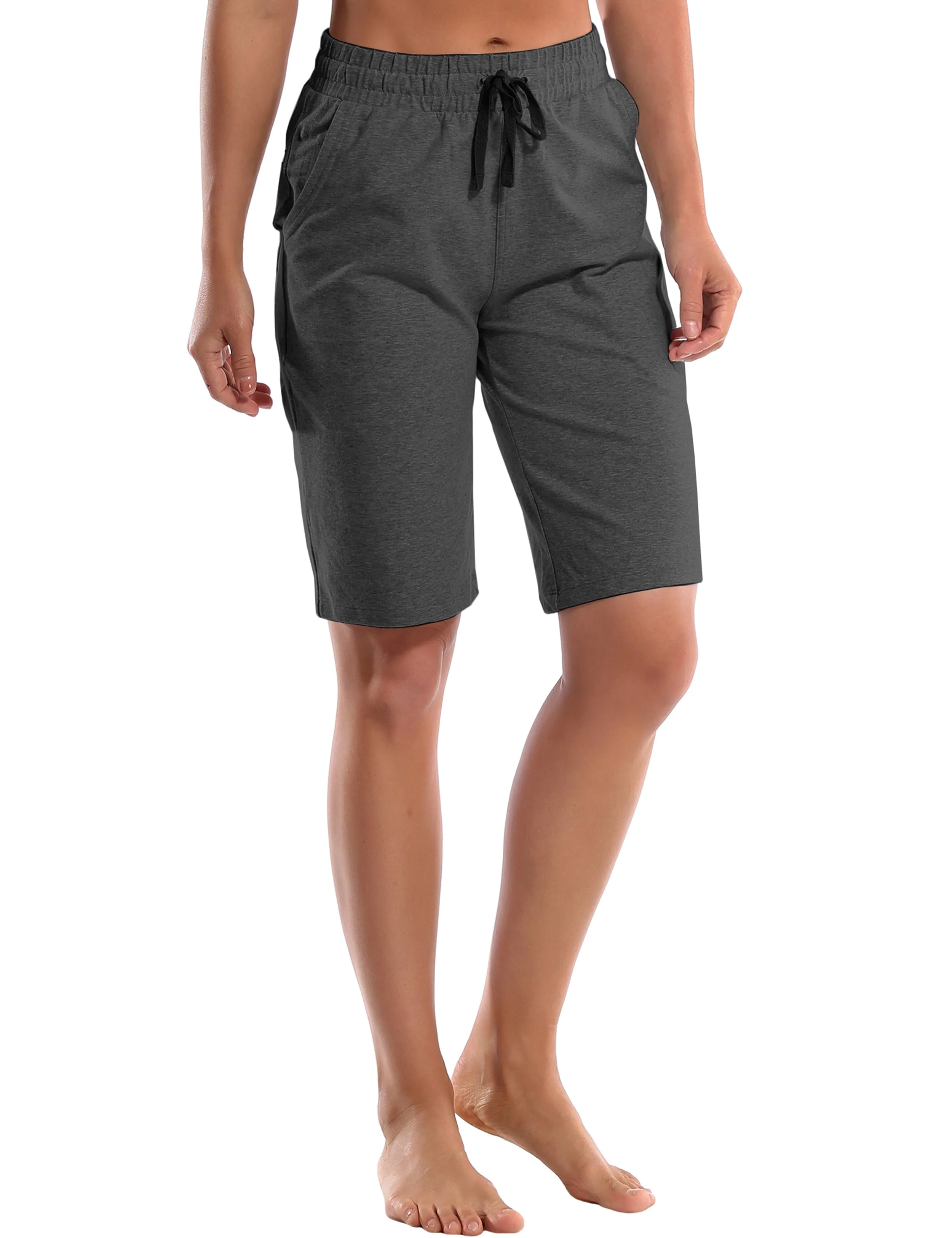 10" Joggers Shorts heathercharcoal_Gym