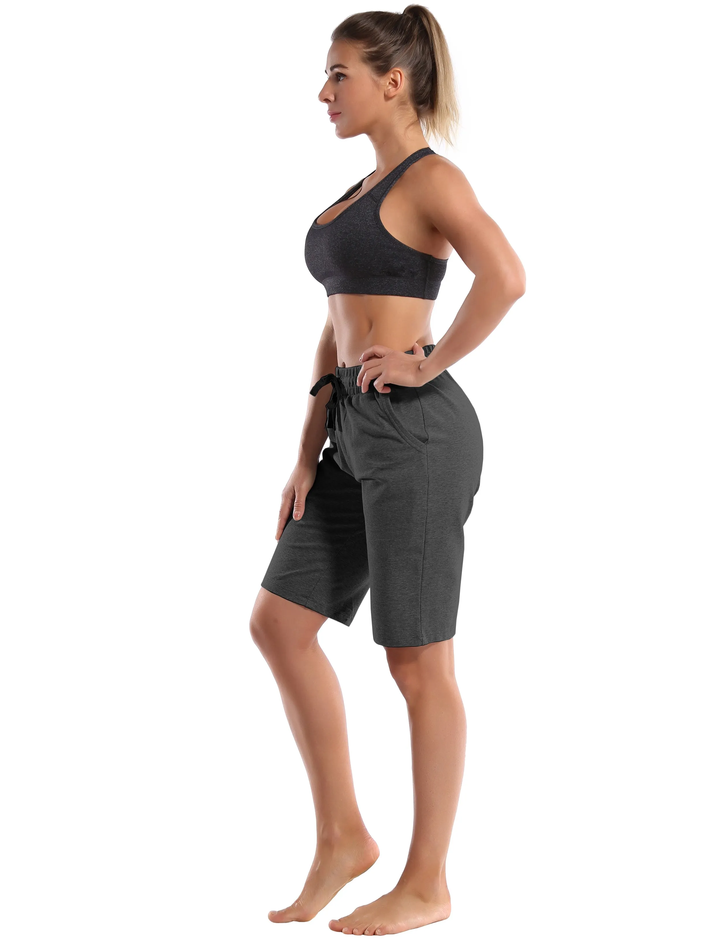 10" Joggers Shorts heathercharcoal_Gym