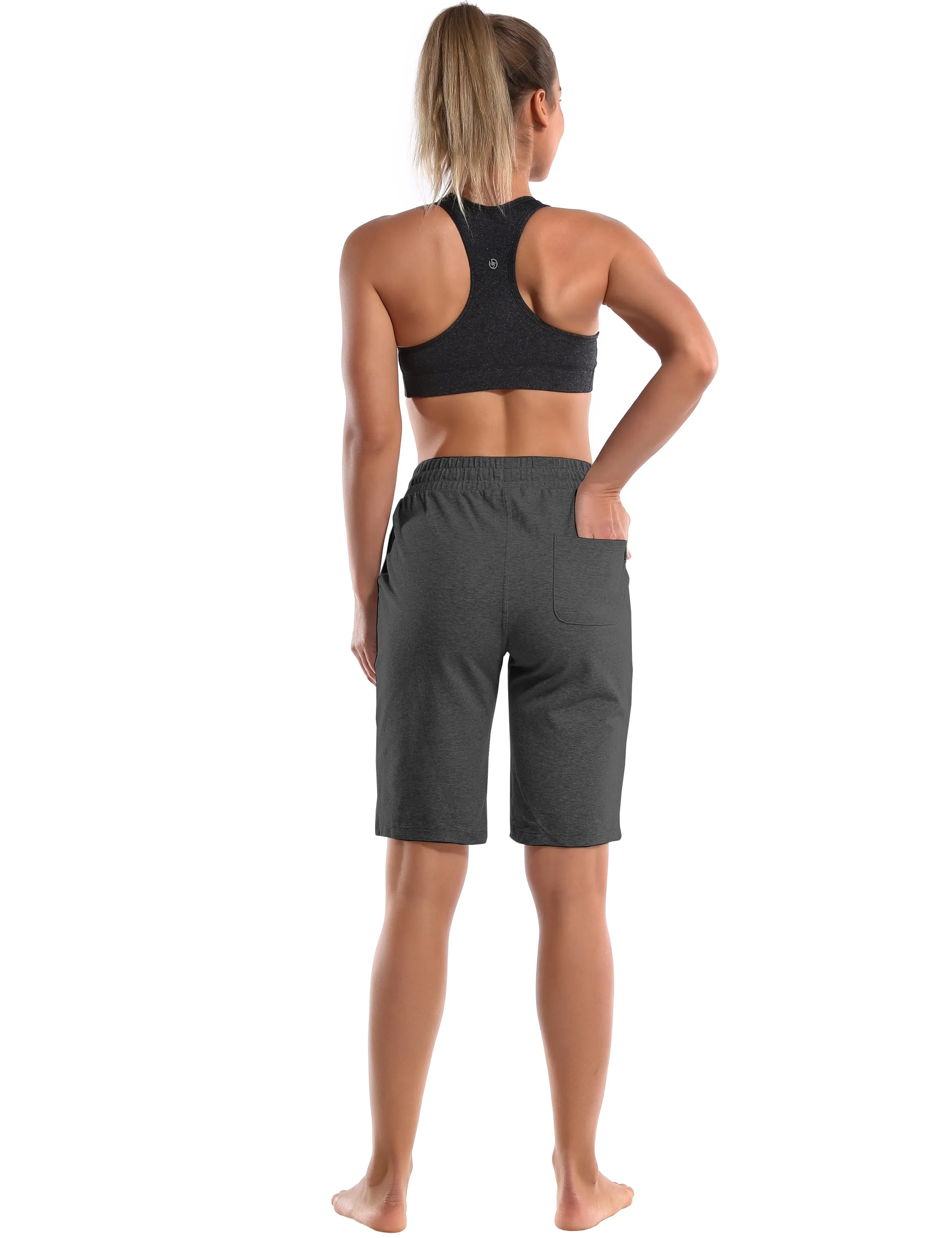 10" Joggers Shorts heathercharcoal_Gym
