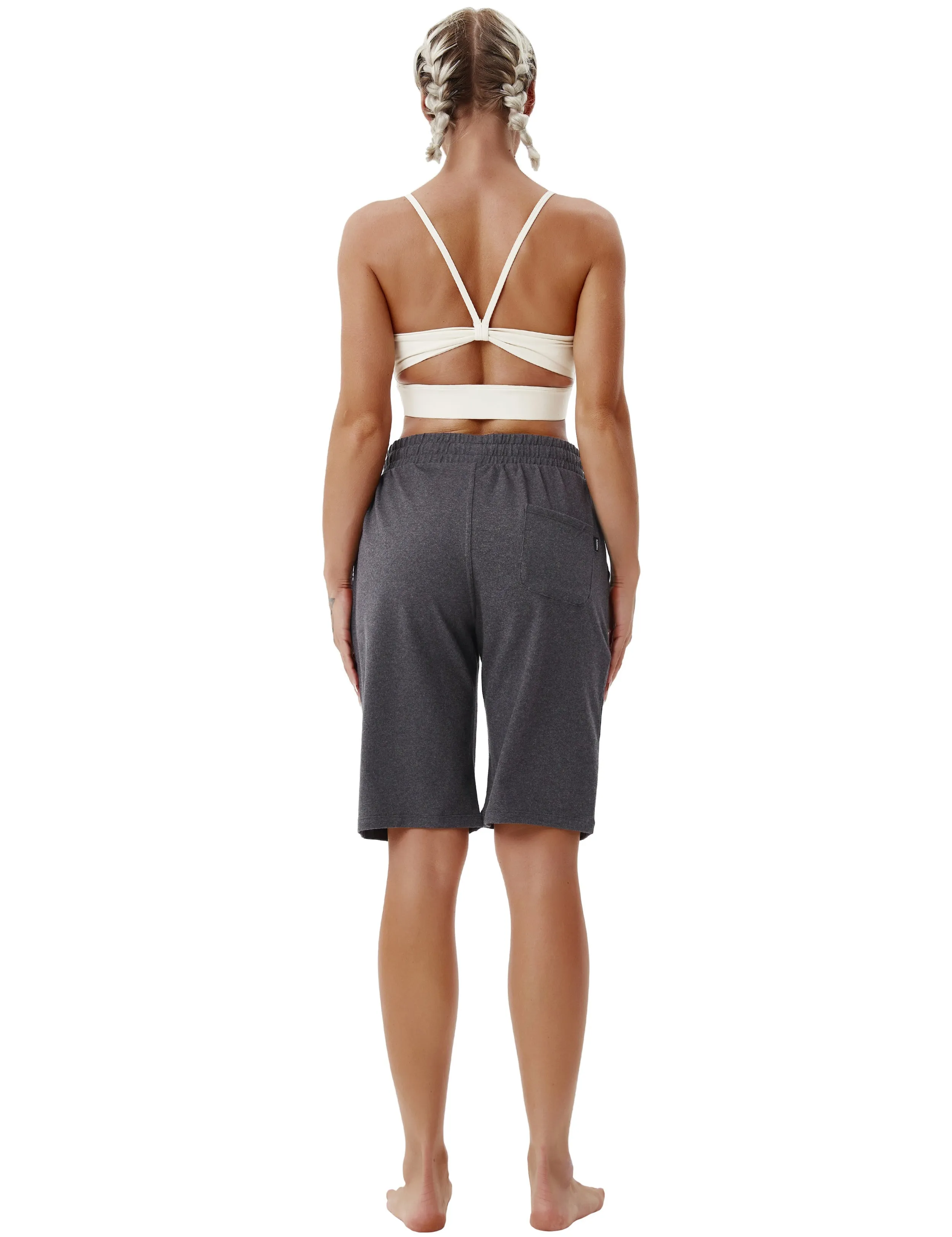 10" Joggers Shorts heathercharcoal_Gym