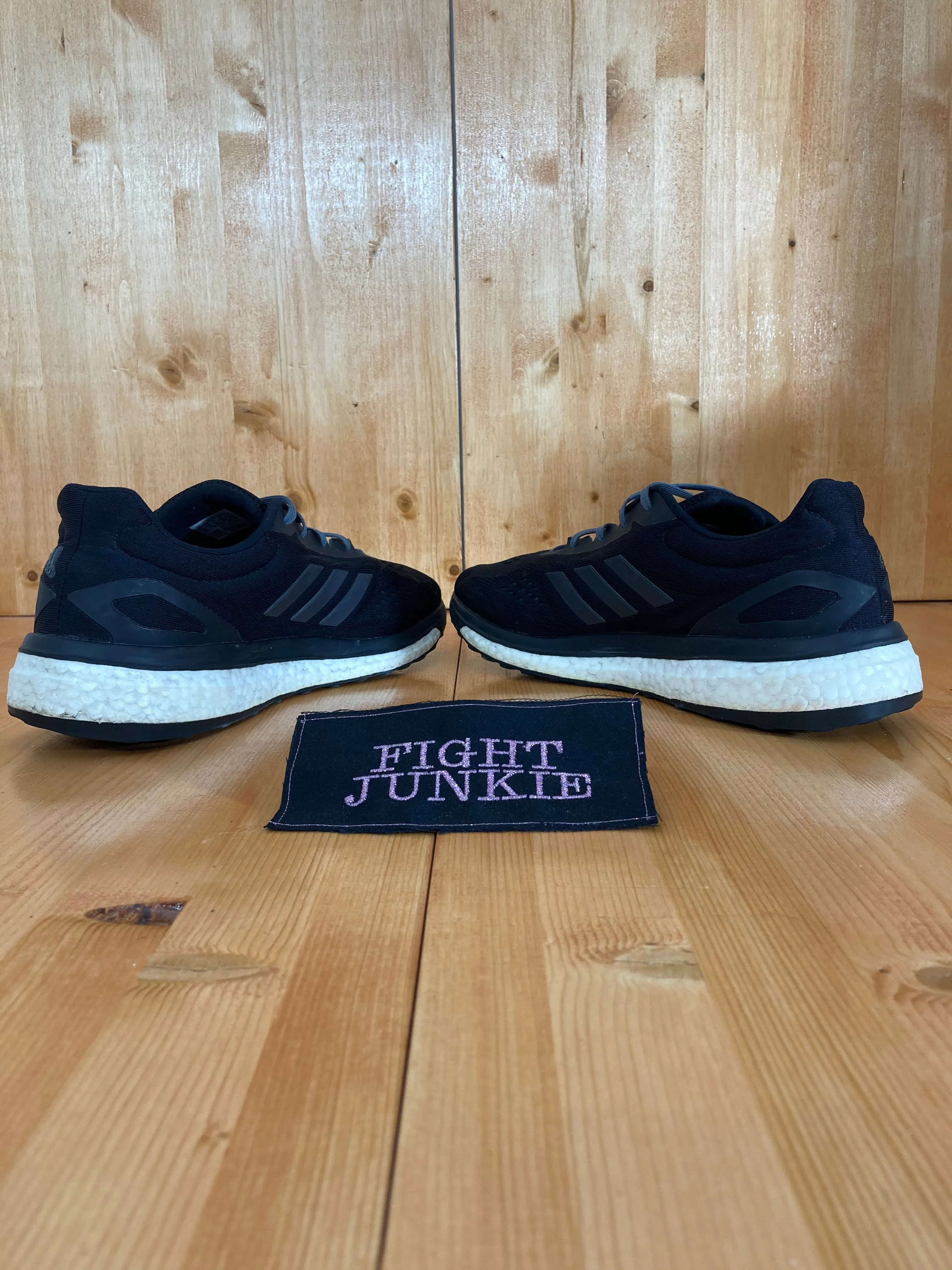 ADIDAS RESPONSE BOOST CORE Men's Size 12 Shoes Sneakers Black BA7541