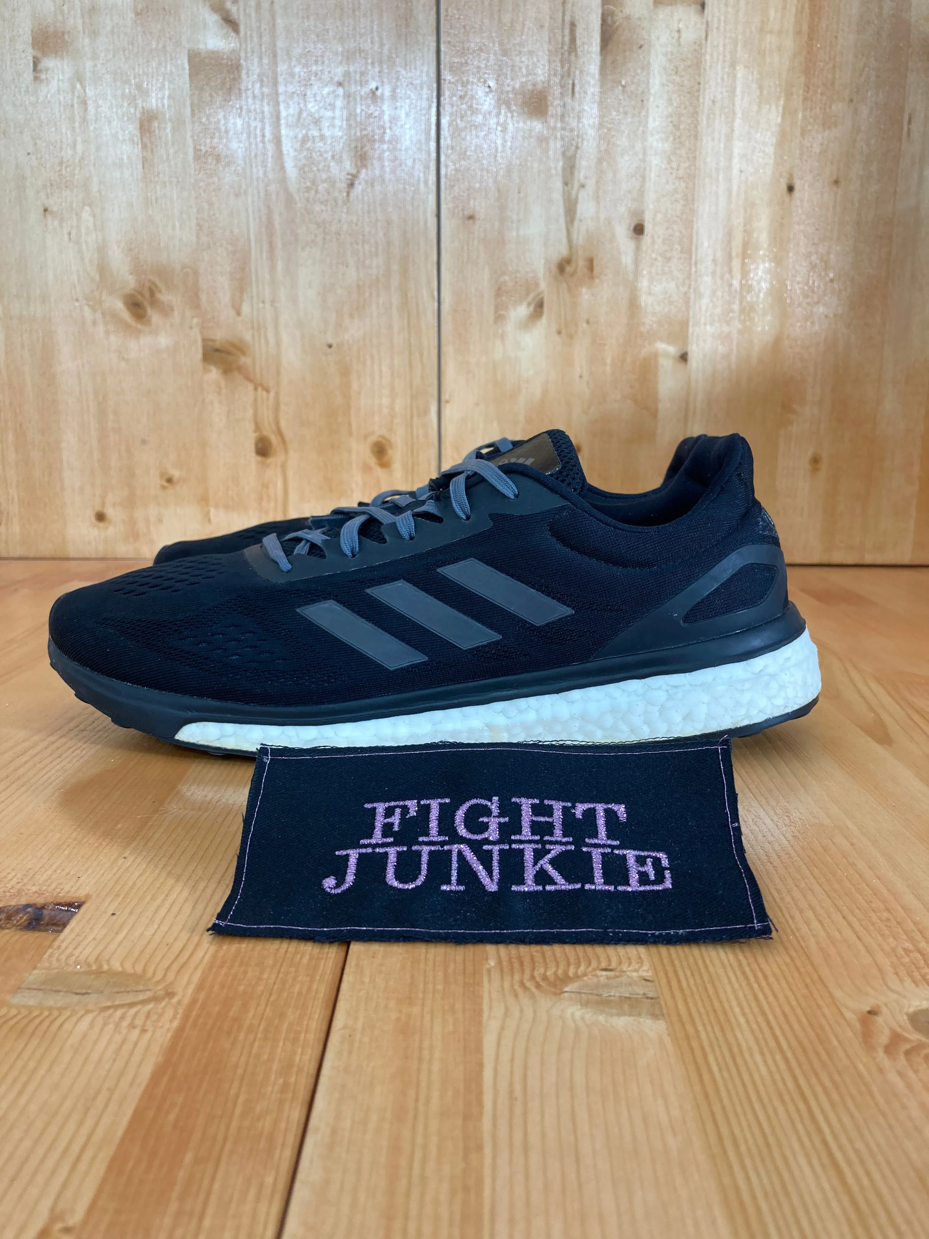 ADIDAS RESPONSE BOOST CORE Men's Size 12 Shoes Sneakers Black BA7541