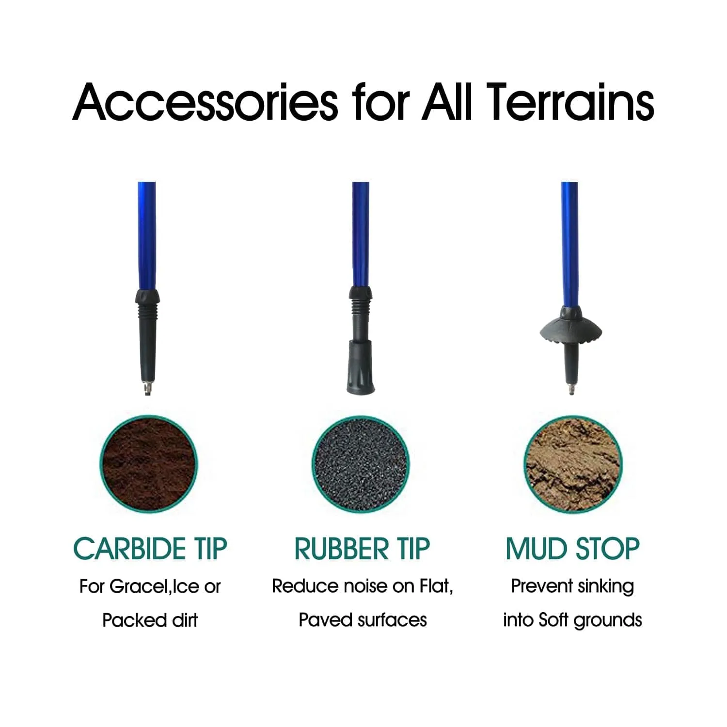 ADJUSTABLE TREKKING POLES