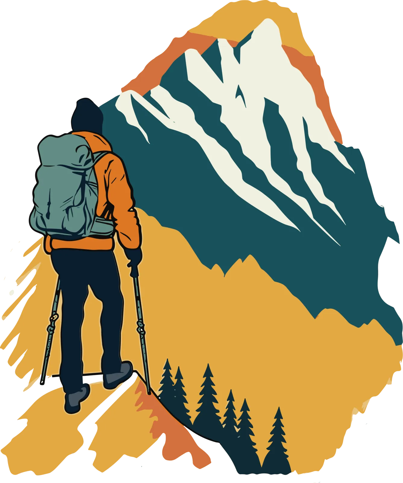 Adventure Awaits Women's Hiking/Trkking  Cotton T-Shirt