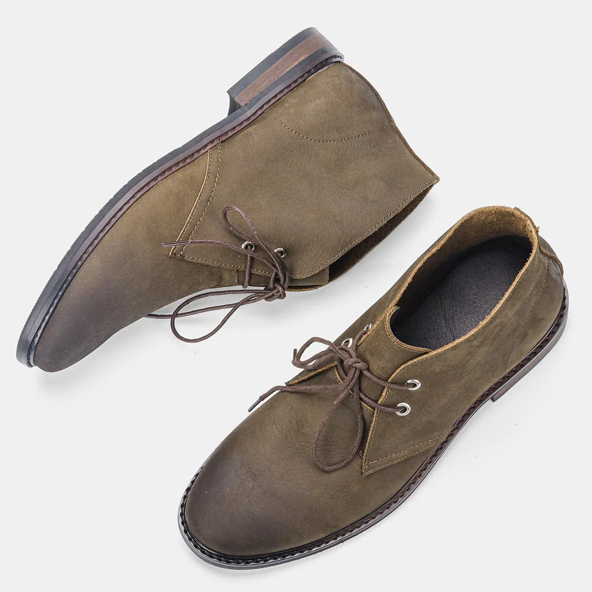 Angelo Ricci™ Comfortablem Wootten Brand Desert Shoes