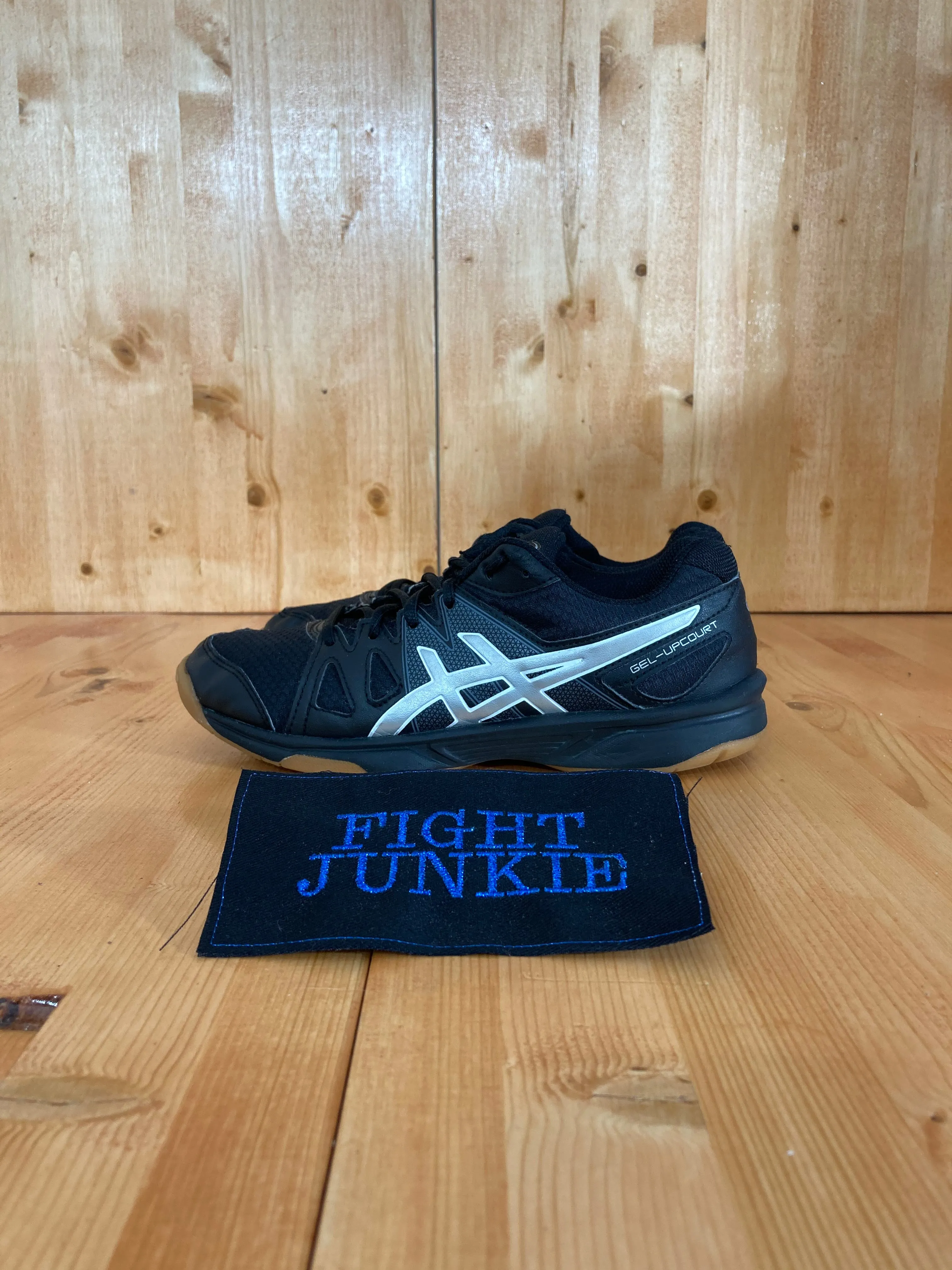 ASICS GEL UP COURT GS Youth Size 5 Shoes Sneakers Black C413N