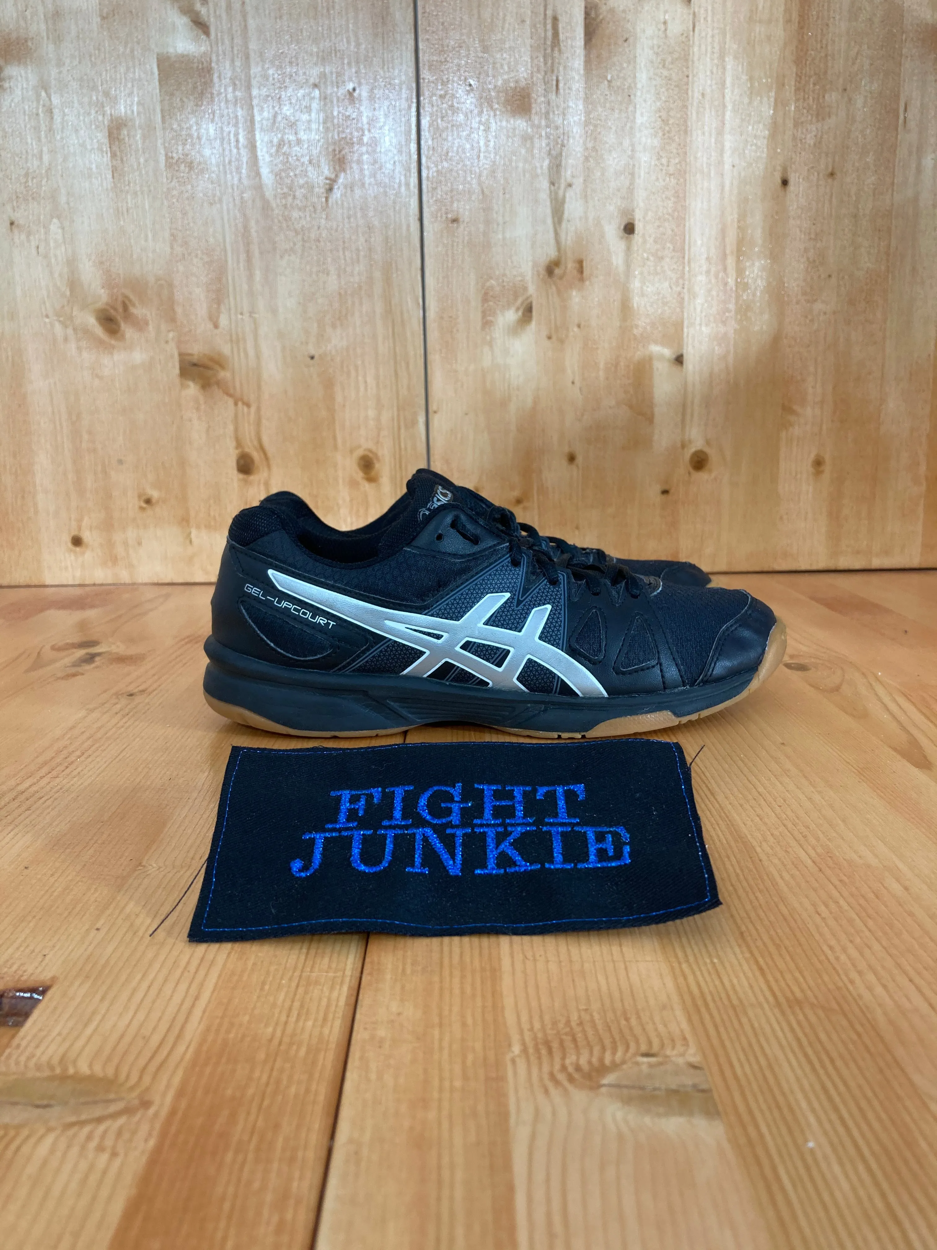 ASICS GEL UP COURT GS Youth Size 5 Shoes Sneakers Black C413N
