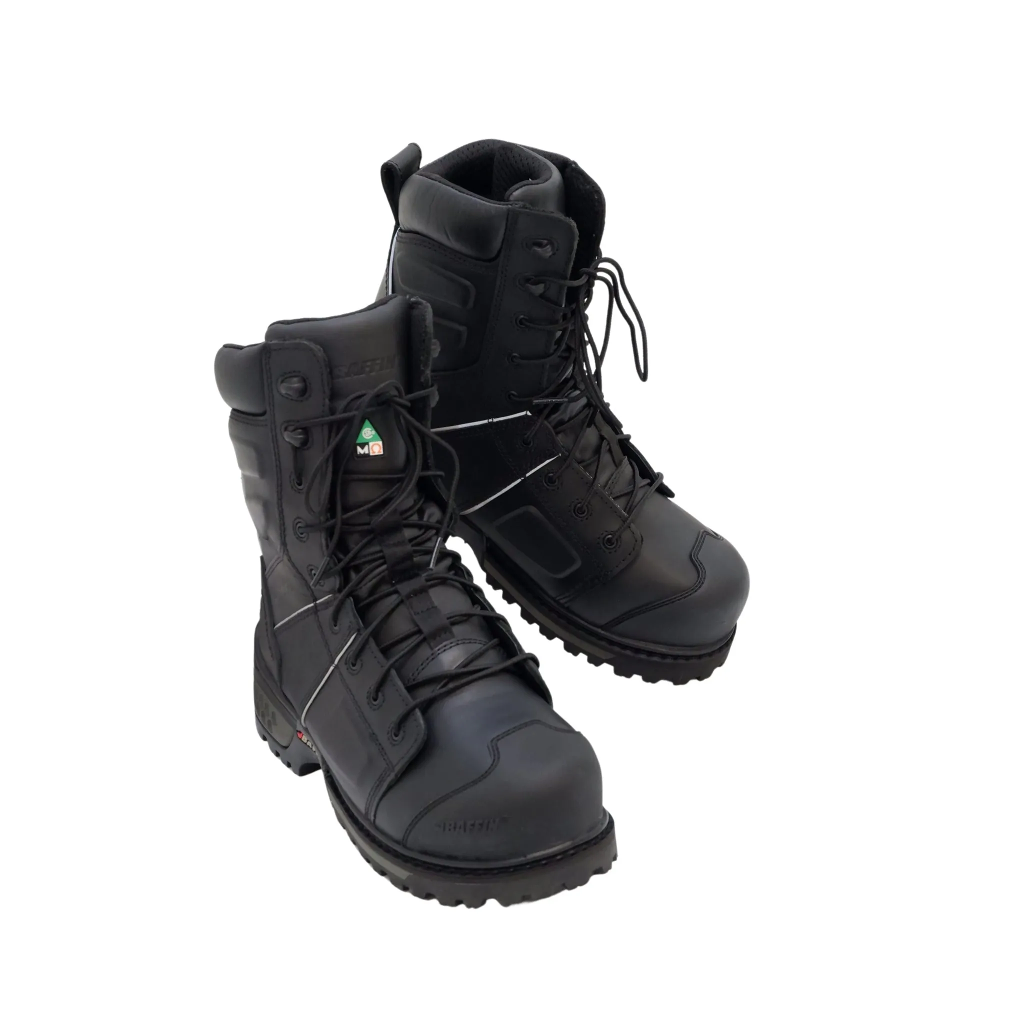Baffin Men's Safety Work Boots Monster Internal Metguard 8” All Season Leather Waterproof Extreme Comfort with Composite Toe  | Sizes 7 - 13