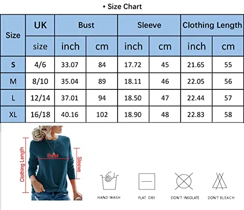 Breampot Women Cable Knit Jumper Casual Basic Long Sleeve Pullover Sweater Tops(Y-Pink,Small)