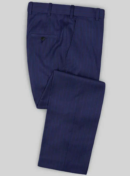 Caccioppoli Sun Dream Frozo Blue Wool Silk Suit