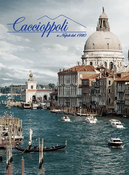 Caccioppoli Sun Dream Risca Blue Wool Silk Suit