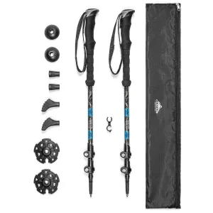 Carbon Fiber Quick Lock Trekking Poles (EVA Grip)