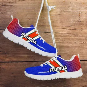 #ChompChomp Florida Fan Mesh Fabric Running Shoes