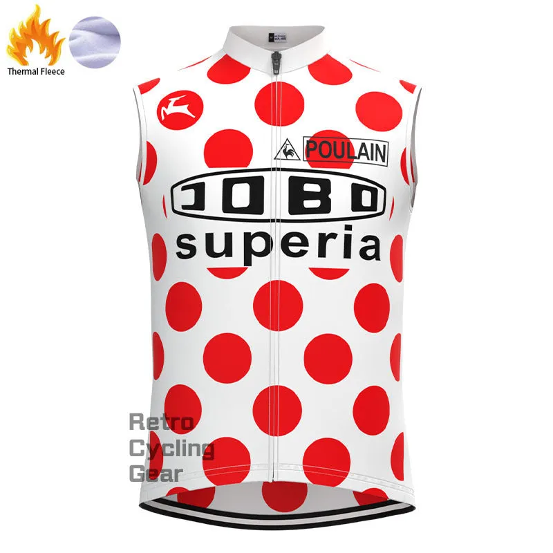 COBD Red-Dot Fleece Retro Cycling Kits