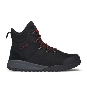 Columbia Men's Fairbanks Omni-Heat Boots- Black/ Rusty