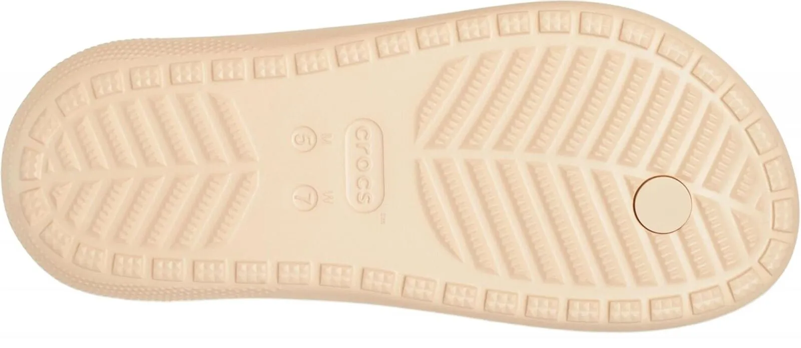 Crocs Unisex Classic Thong Flip Flops 2.0 Shitake Brown 8 Women / 6 Men