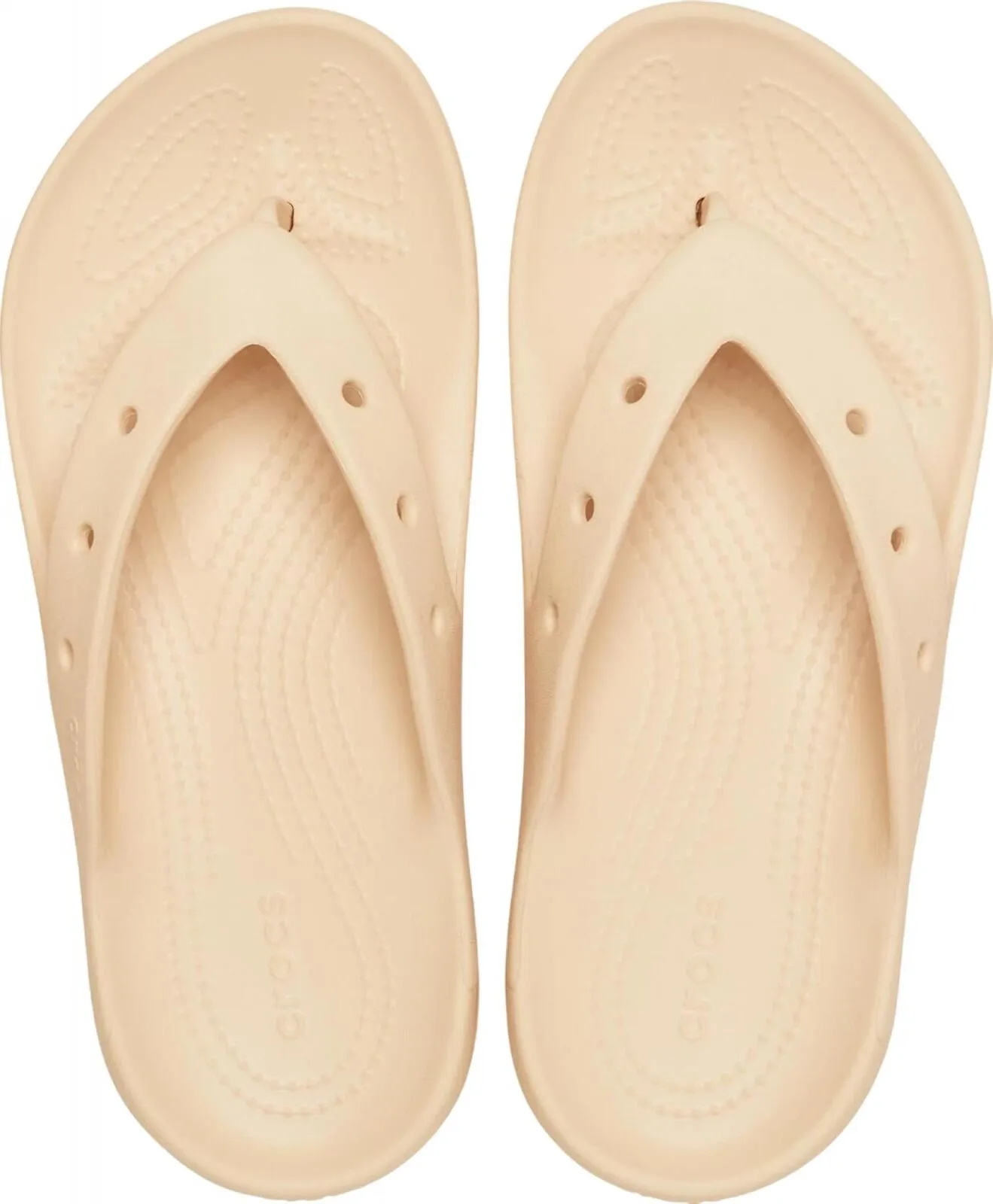 Crocs Unisex Classic Thong Flip Flops 2.0 Shitake Brown 8 Women / 6 Men