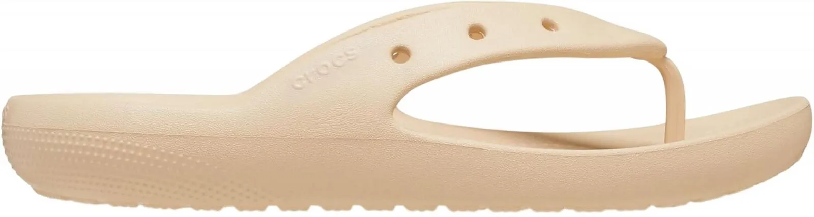 Crocs Unisex Classic Thong Flip Flops 2.0 Shitake Brown 8 Women / 6 Men