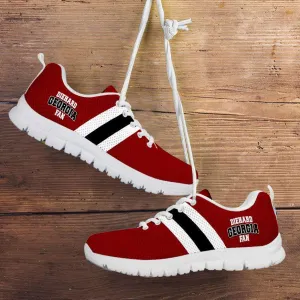 Diehard Georgia Fan Mesh Fabric Running Shoes