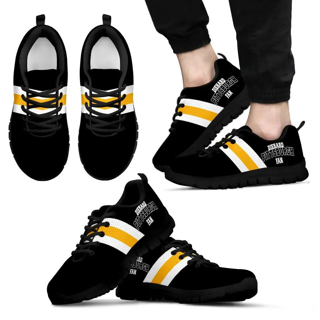 Diehard Pittsburgh Fan Running Shoes