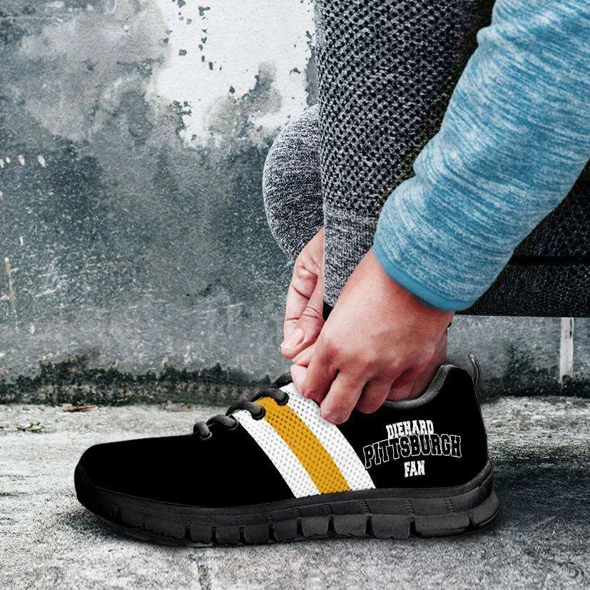 Diehard Pittsburgh Fan Running Shoes