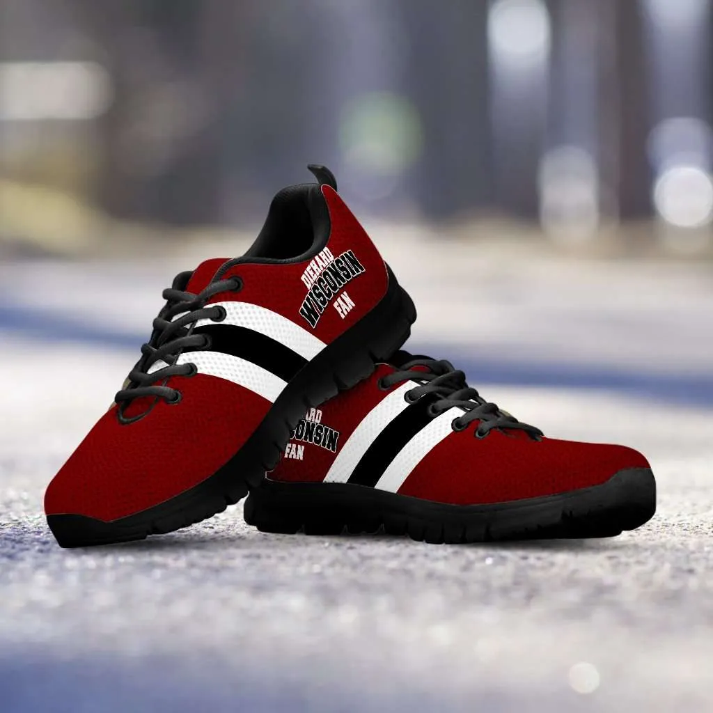 Diehard Wisconsin Fan Running Shoes