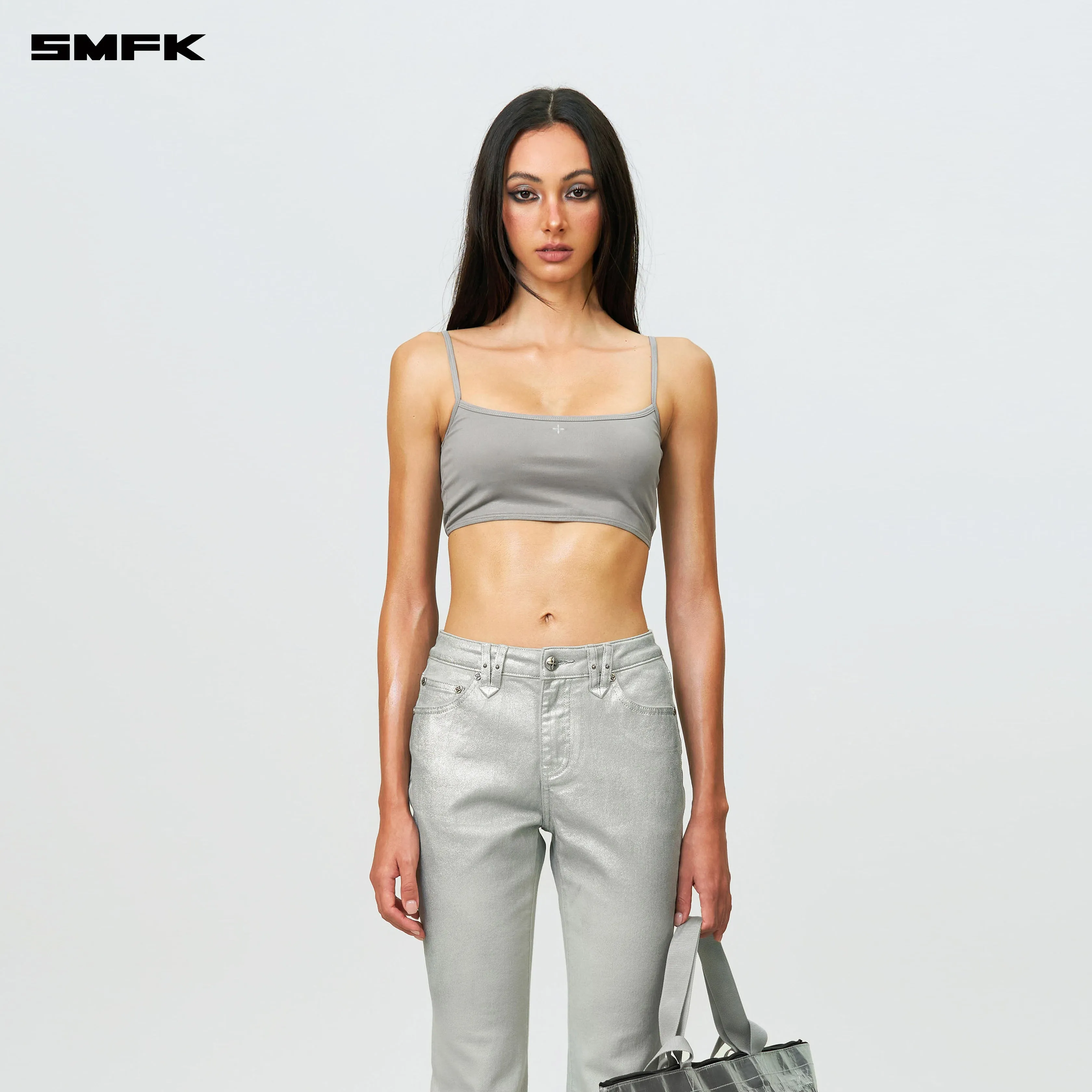 FUTURE Wave Mindful Body Shaping Strap Top Silver