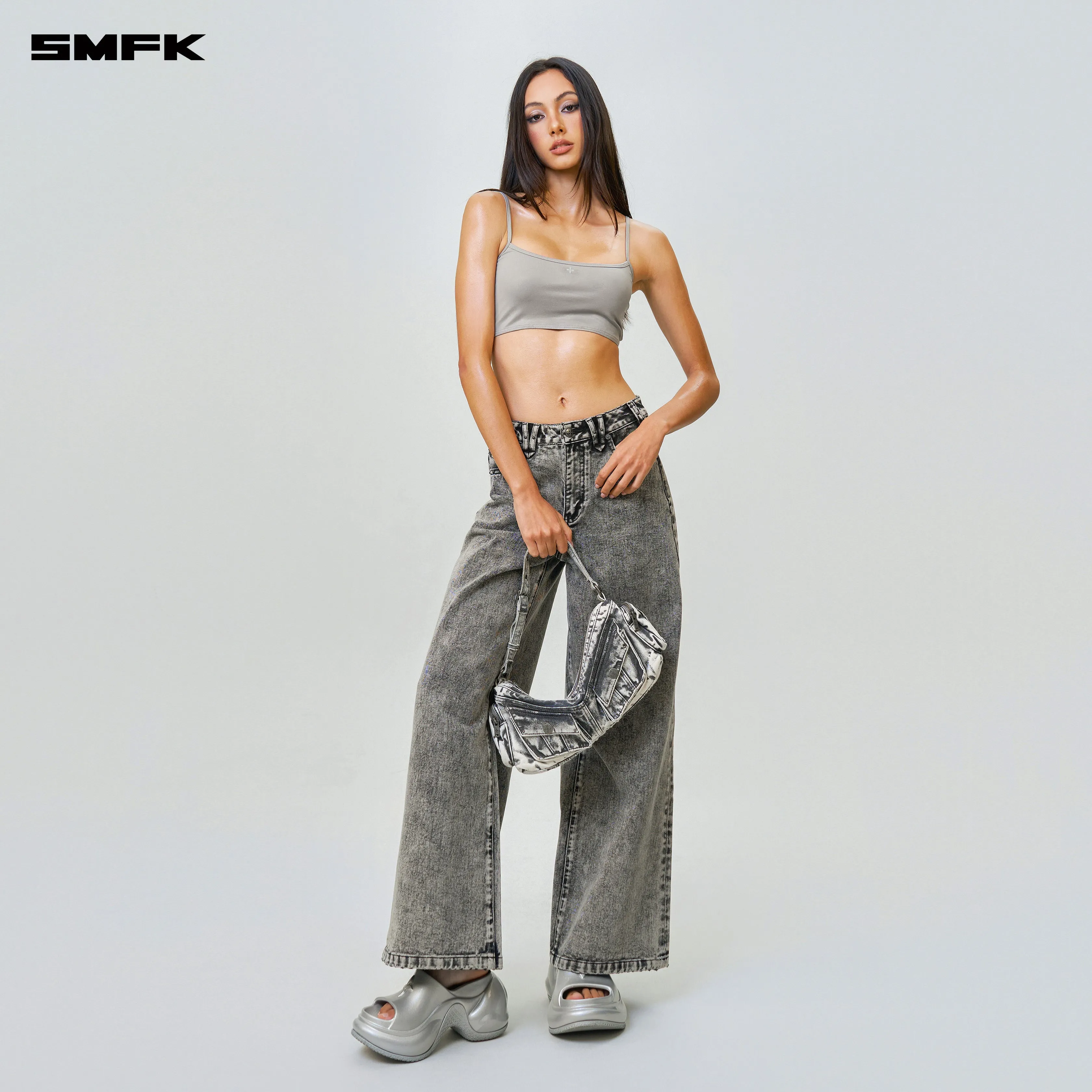 FUTURE Wave Mindful Body Shaping Strap Top Silver