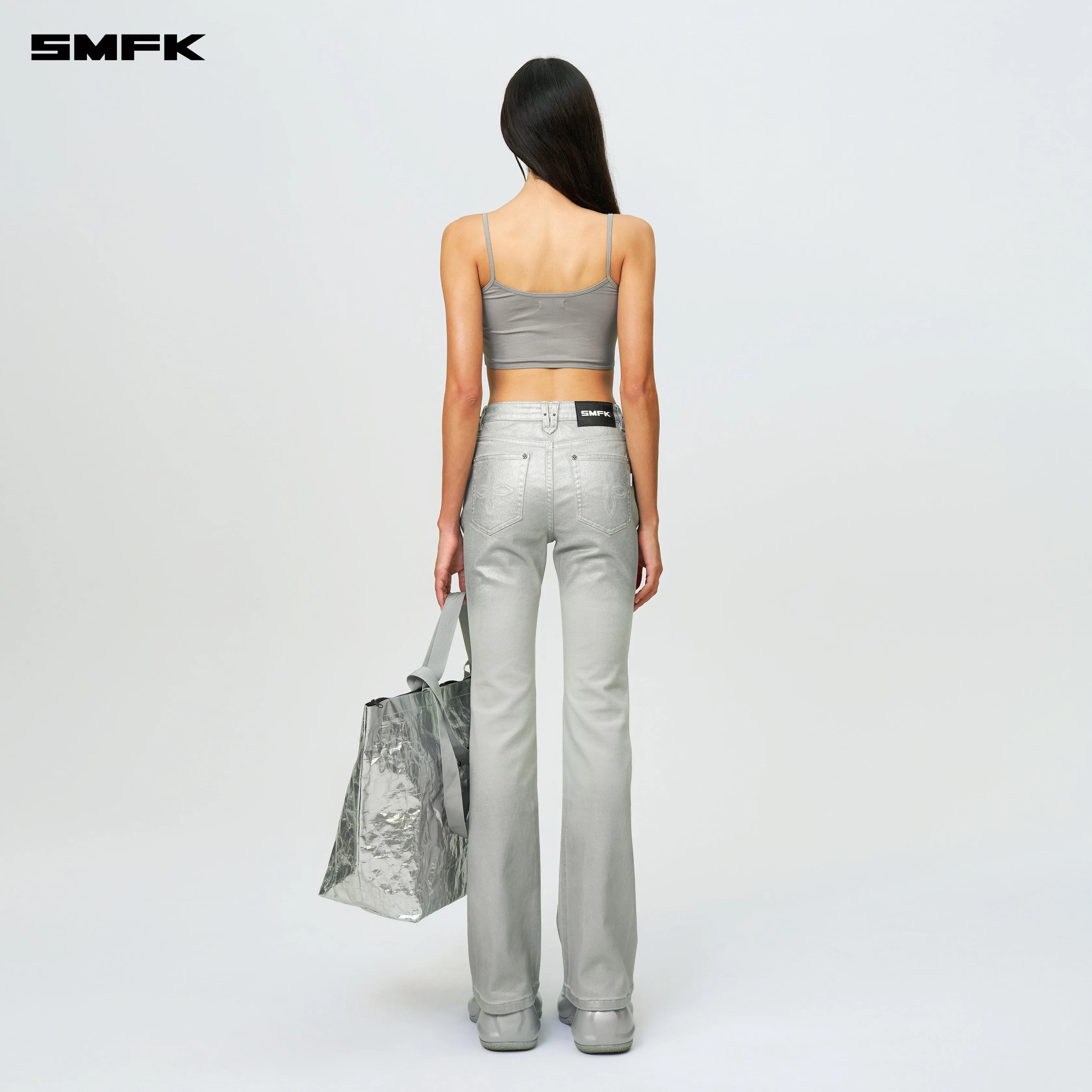 FUTURE Wave Mindful Body Shaping Strap Top Silver
