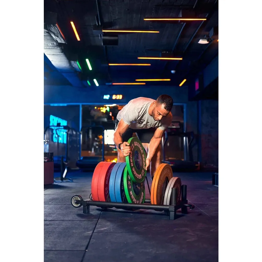 Garage Gear Fitness Gym Crossfit Bumper Plates Cart [WS]