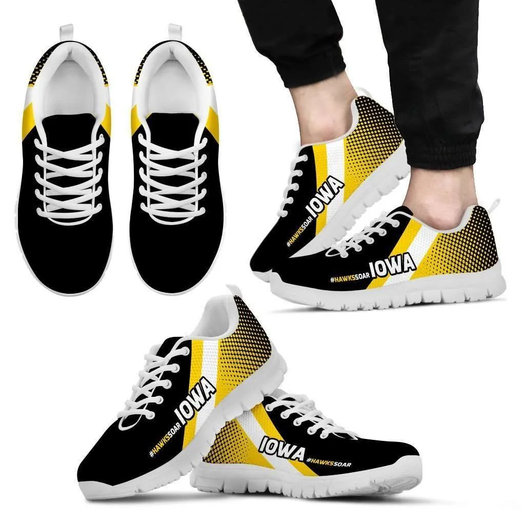 #HawksSoar Iowa Fan Running Shoes