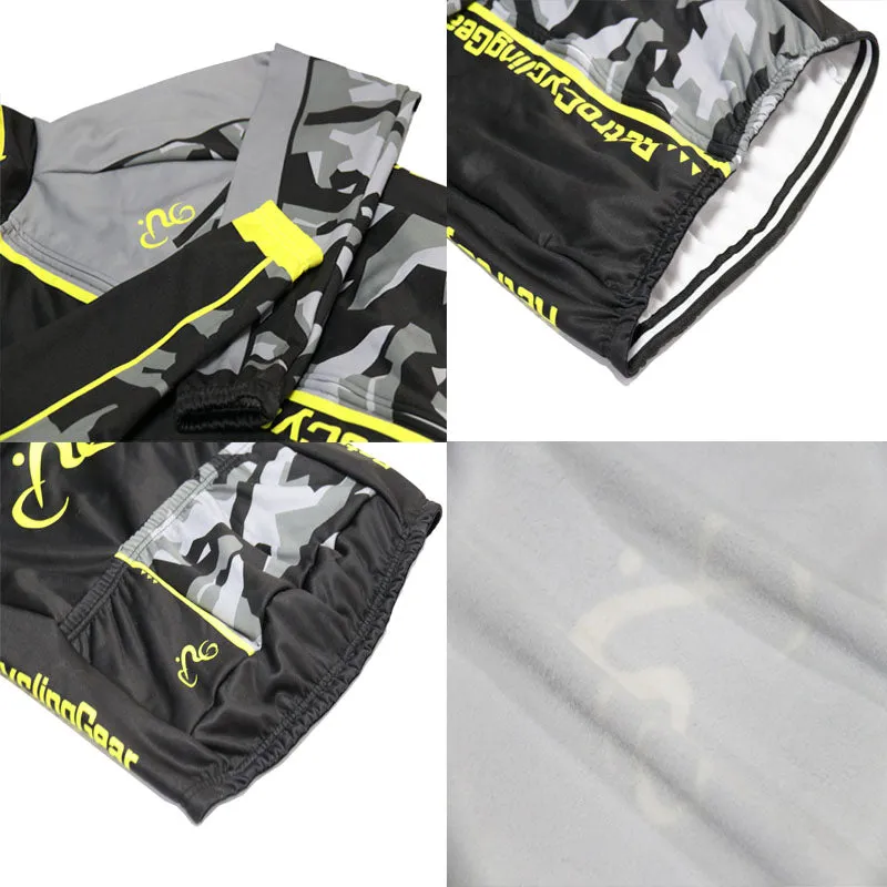 JSBOERKE Fleece Retro Cycling Kits