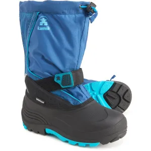 Kamik Snowfall P- Light Blue with Flowers