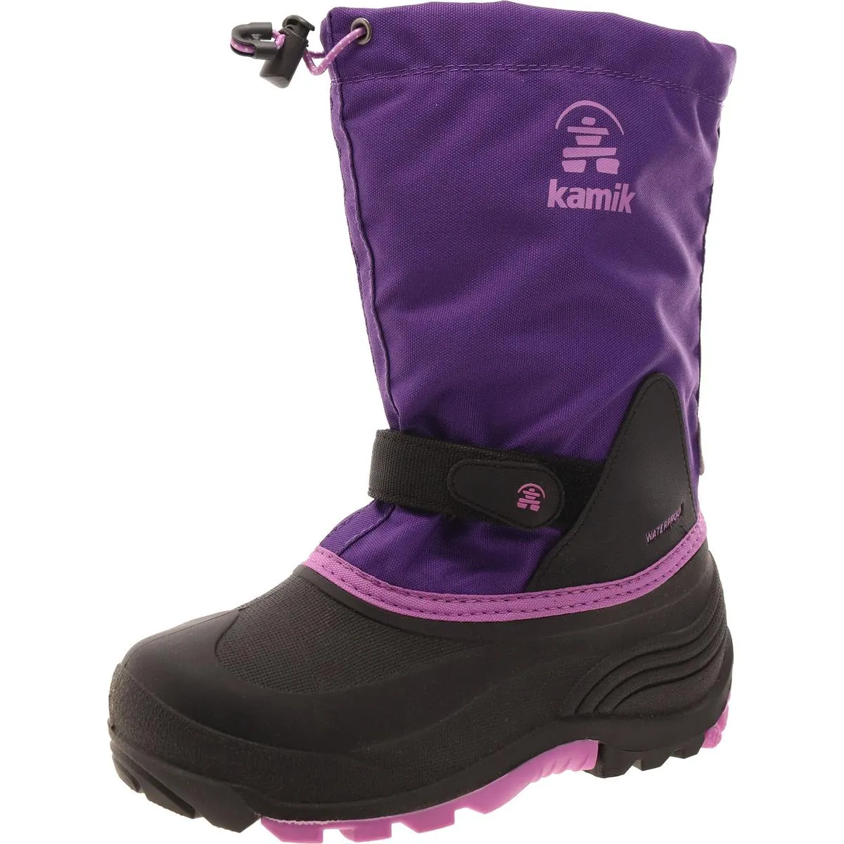 Kamik Womens Lugged Sole Mid Calf Winter & Snow Boots