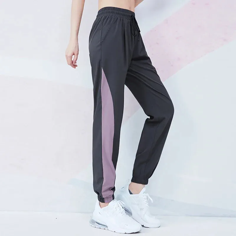Loose Running Drawstring Waist Femme Gym Yoga Sweatpants