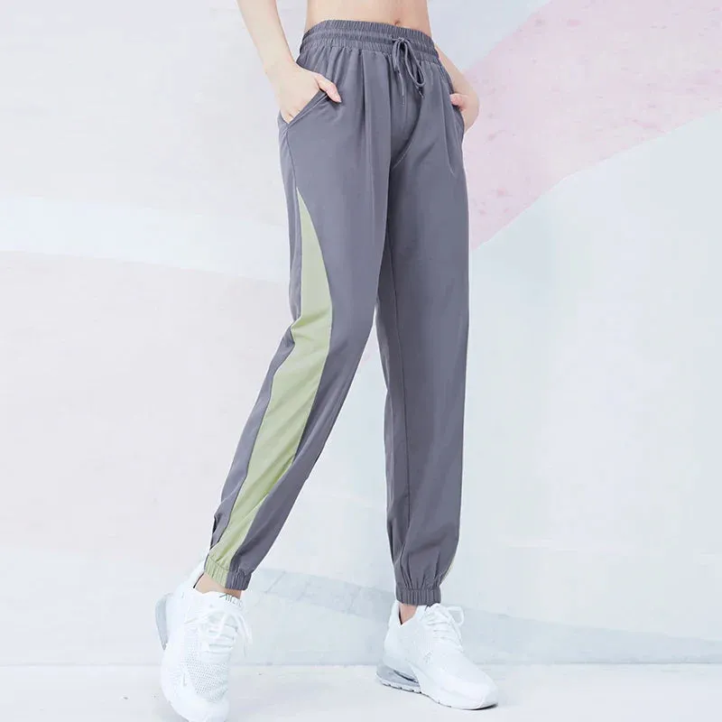 Loose Running Drawstring Waist Femme Gym Yoga Sweatpants