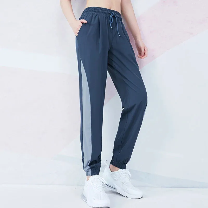 Loose Running Drawstring Waist Femme Gym Yoga Sweatpants