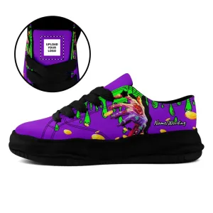 Luxury Gifts,Personalized Back to School Sneaker, Custom   Gothic Shoes, Canvas Upper and Durable Shoes