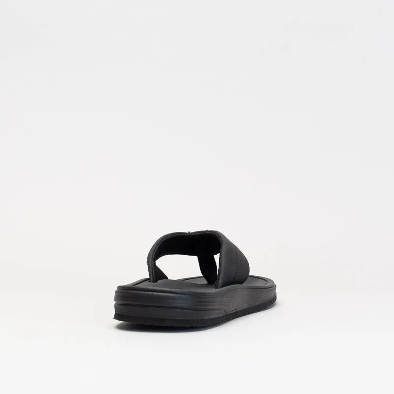 Mancini Men Black Moulded Thong _ 150587