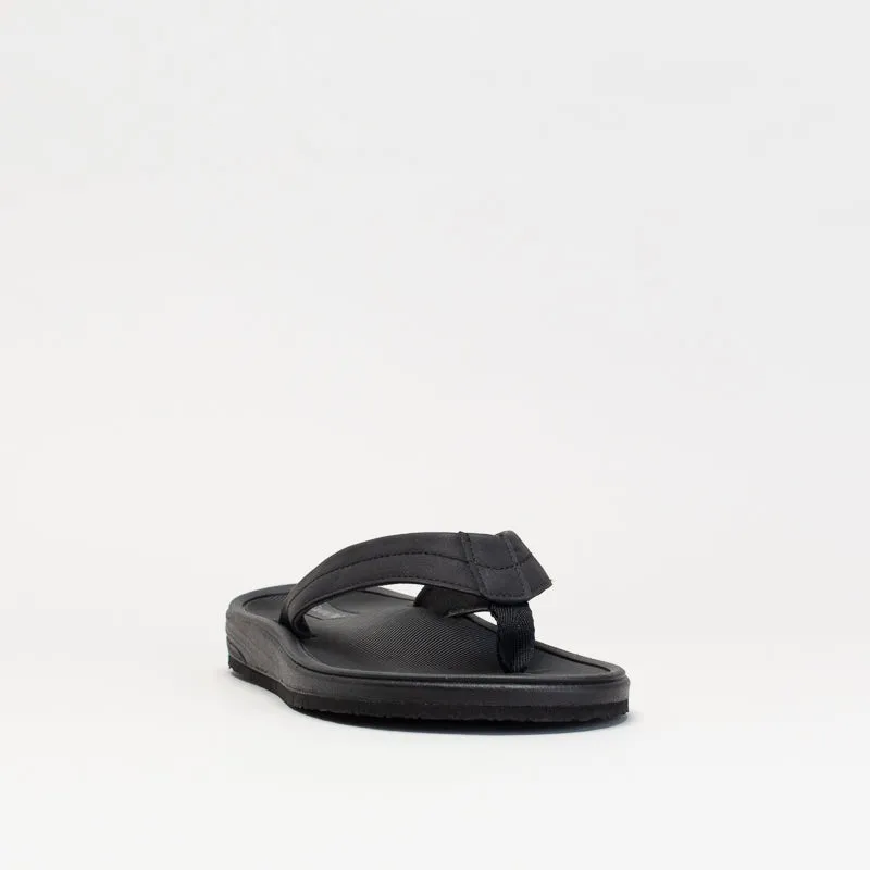 Mancini Men Black Moulded Thong _ 150587