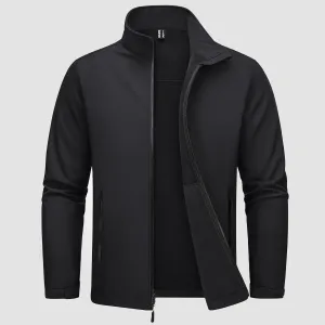 Men's Fleece Lined Softshell Jacket Waterproof Windbreaker Rain Jacket for Tactical Hiking