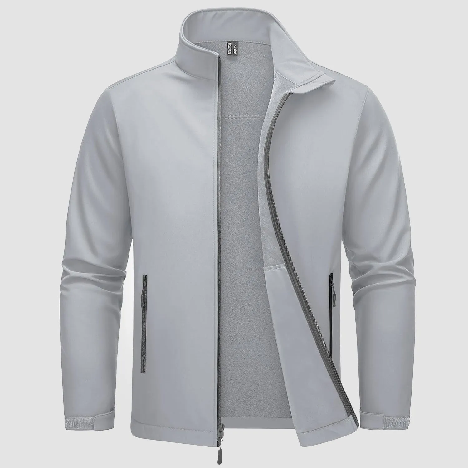 Men's Fleece Lined Softshell Jacket Waterproof Windbreaker Rain Jacket for Tactical Hiking