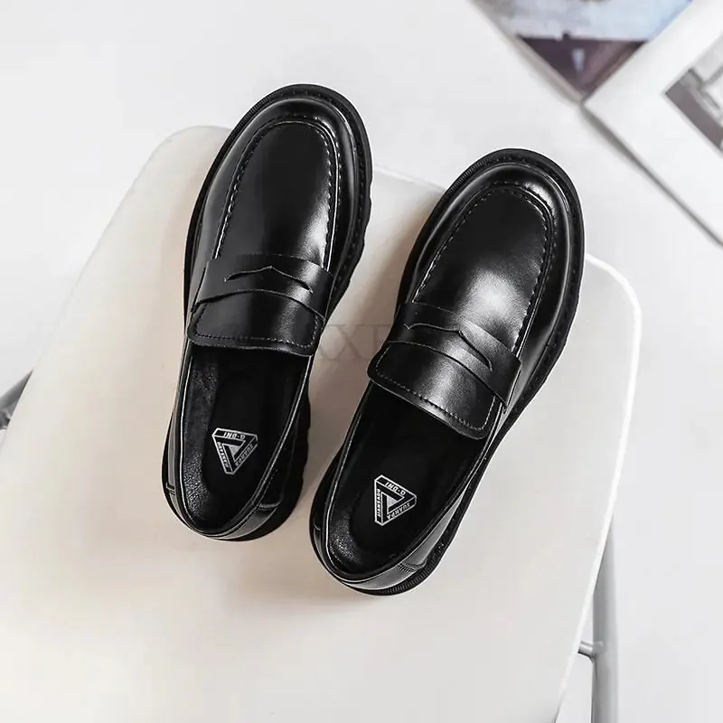 Men's High Leather Shoes