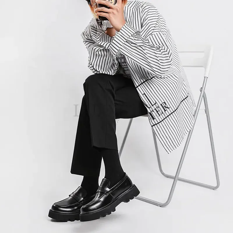 Men's High Leather Shoes