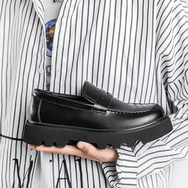 Men's High Leather Shoes