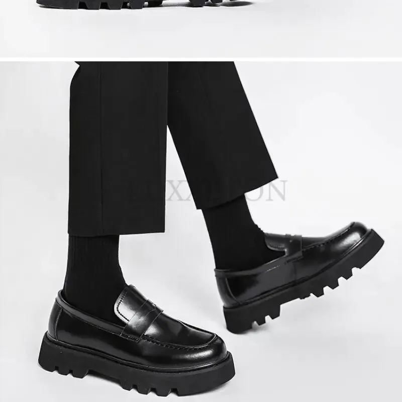 Men's High Leather Shoes