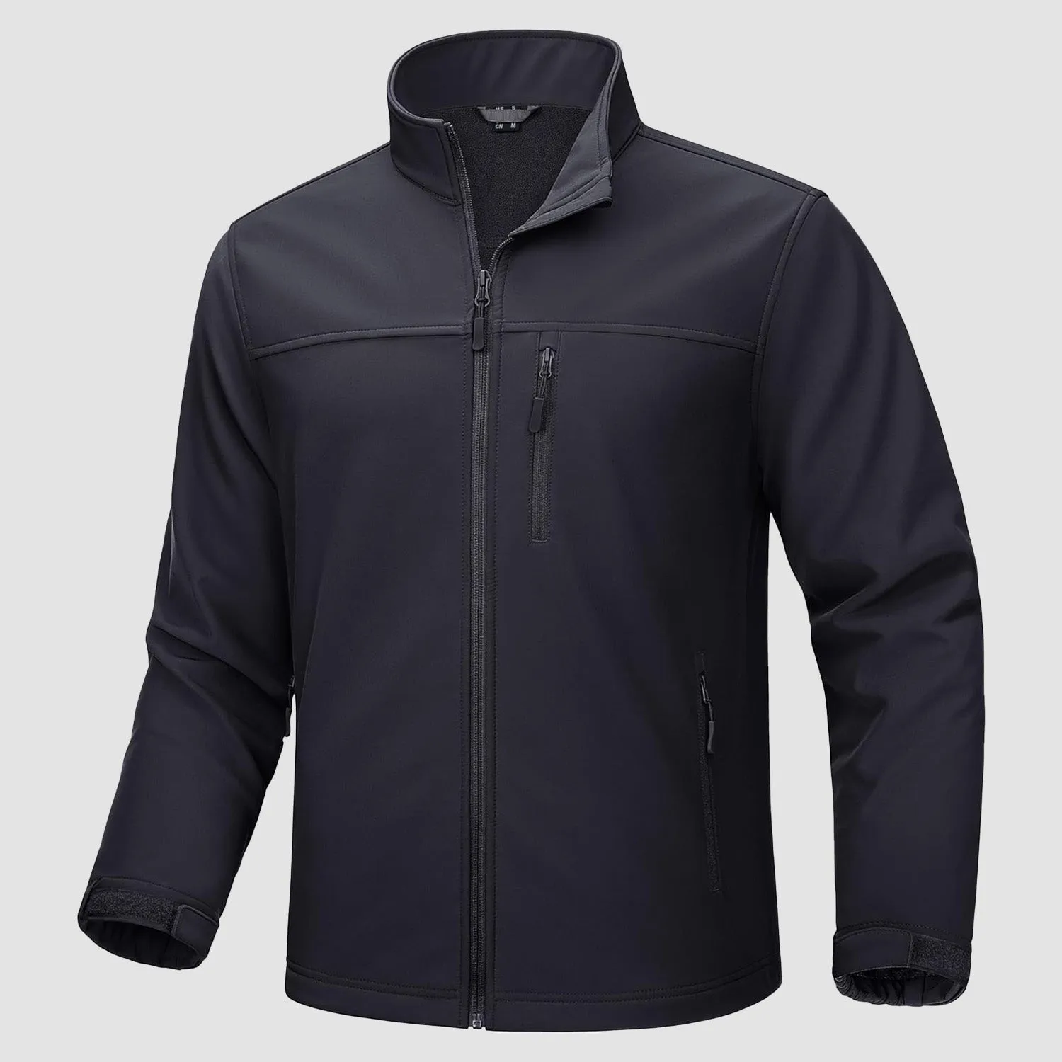 Men's Tactical Jacket Fleece Lined Soft Shell Winter Jacket Lightweight Water Resistant Coats Outwear