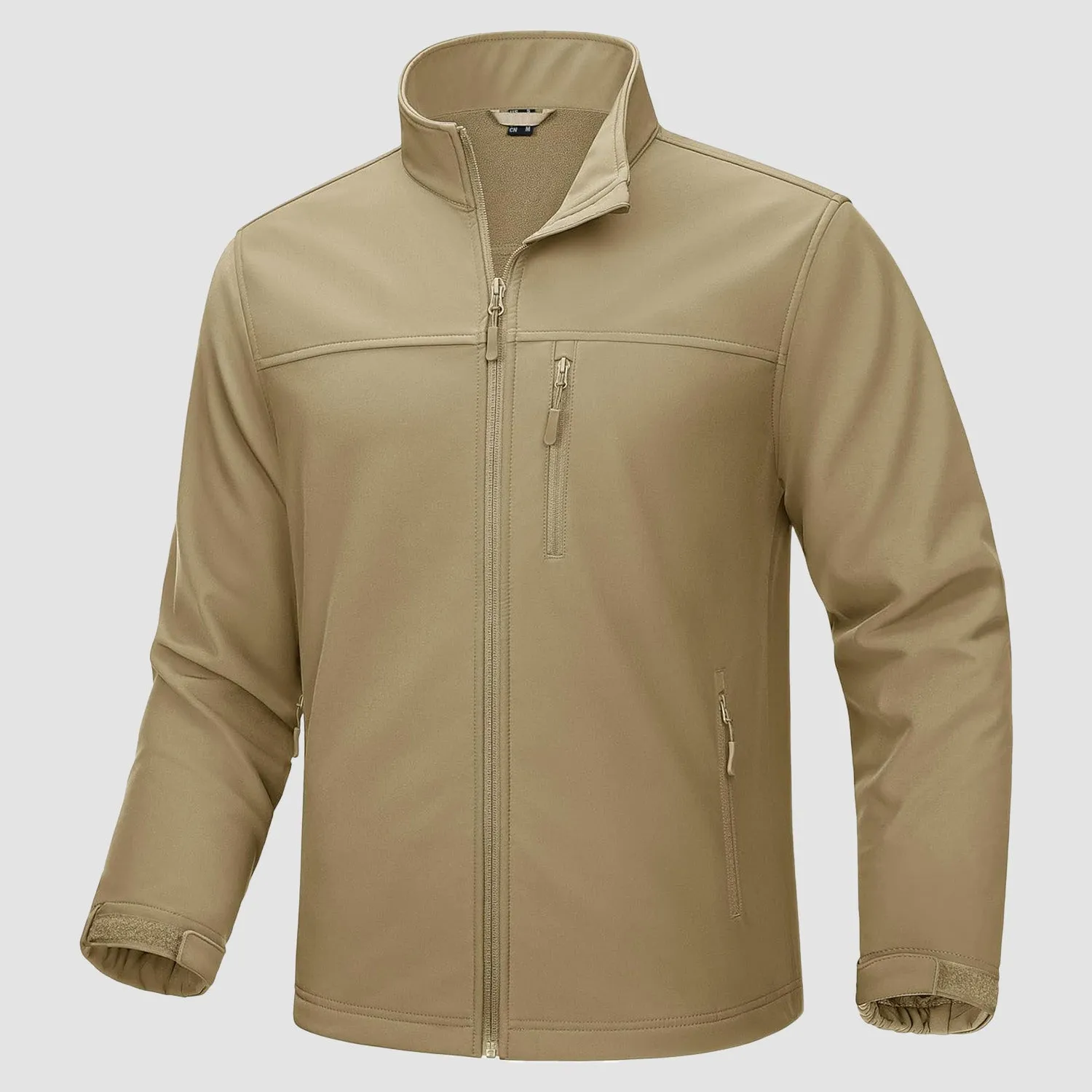 Men's Tactical Jacket Fleece Lined Soft Shell Winter Jacket Lightweight Water Resistant Coats Outwear