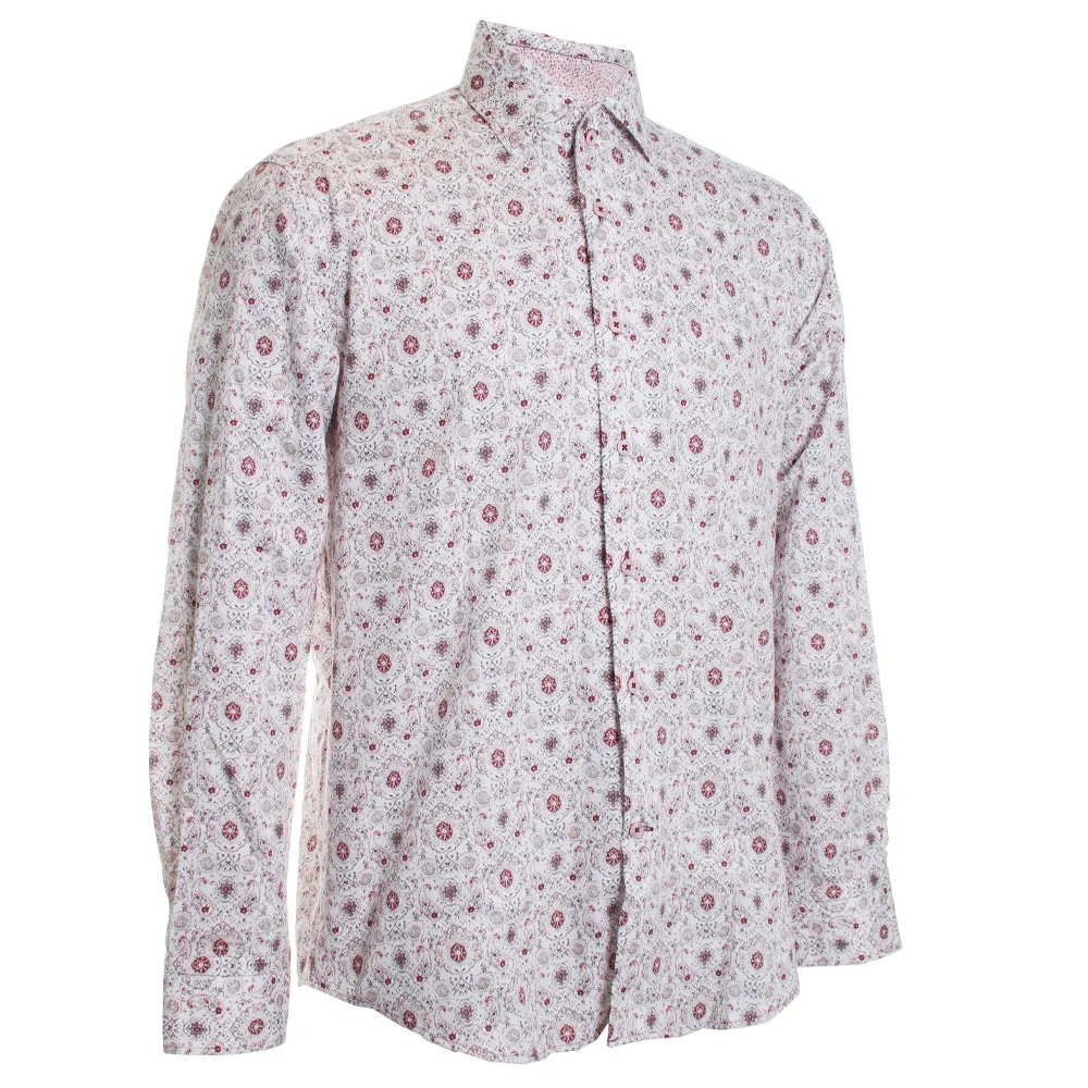 Milano Ruby Paisley Roll Collar