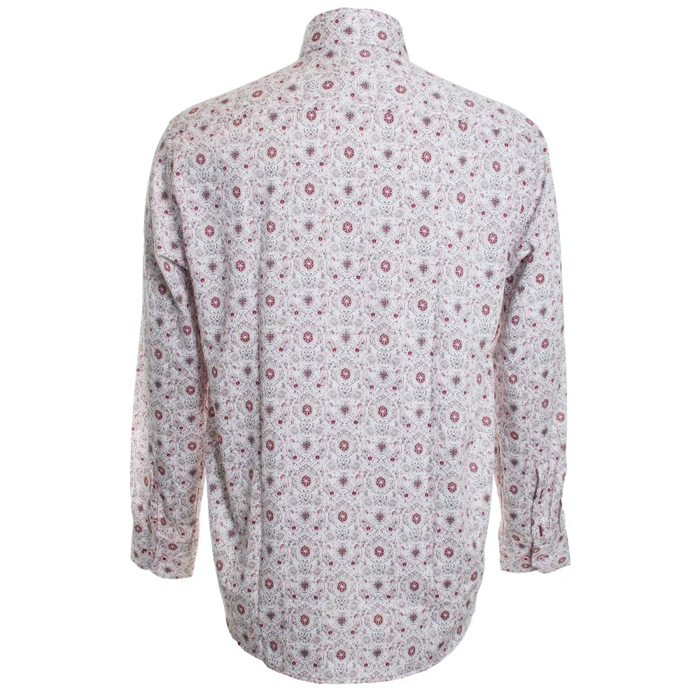 Milano Ruby Paisley Roll Collar